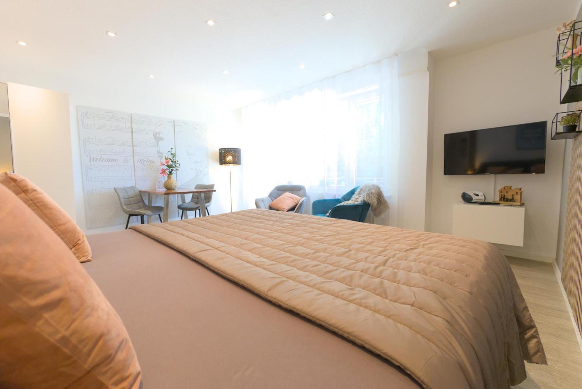 Boutique Apartments Am Stadtgarten ไฟรบวร์กอิมไบรส์เกา ภายนอก รูปภาพ