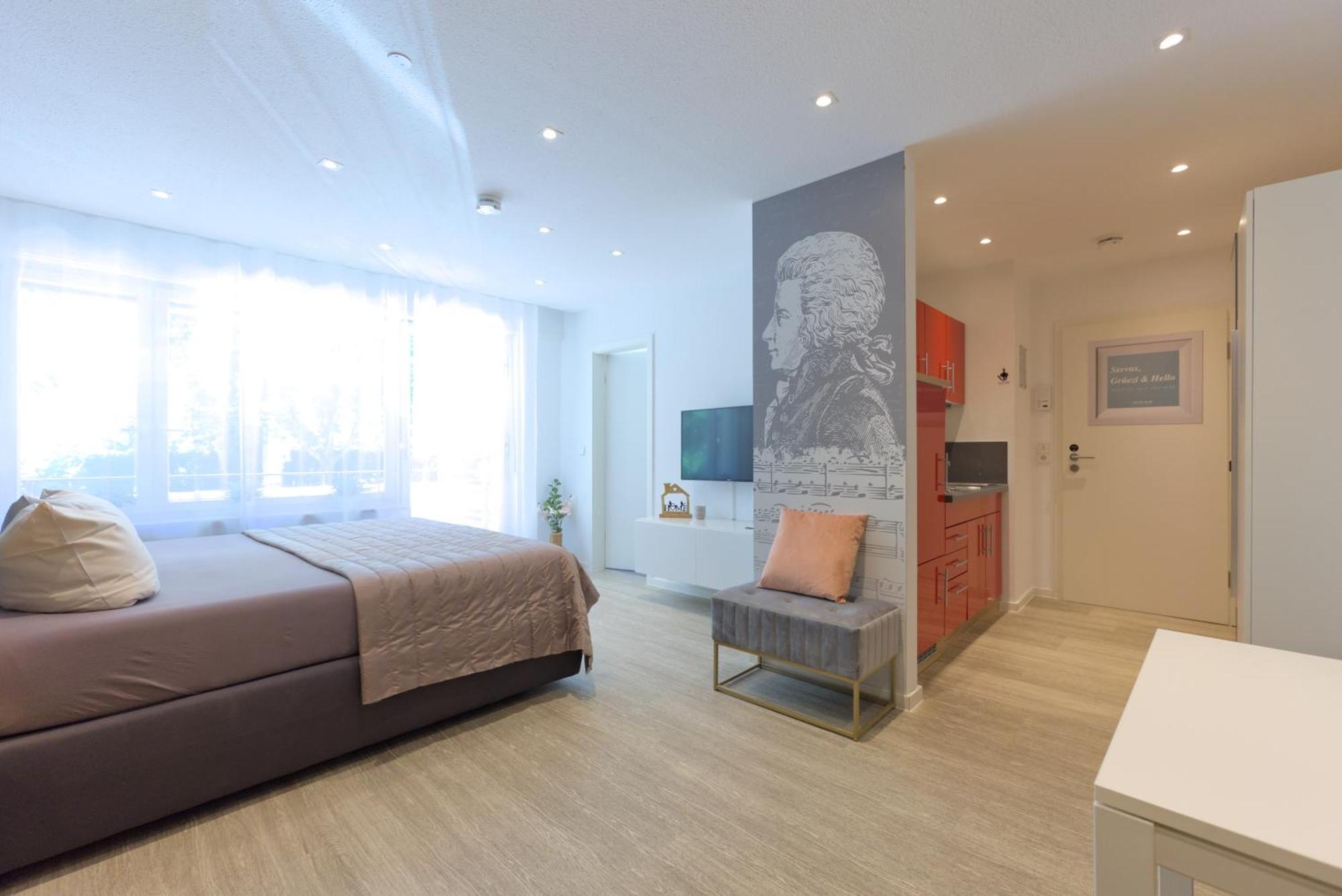 Boutique Apartments Am Stadtgarten ไฟรบวร์กอิมไบรส์เกา ภายนอก รูปภาพ