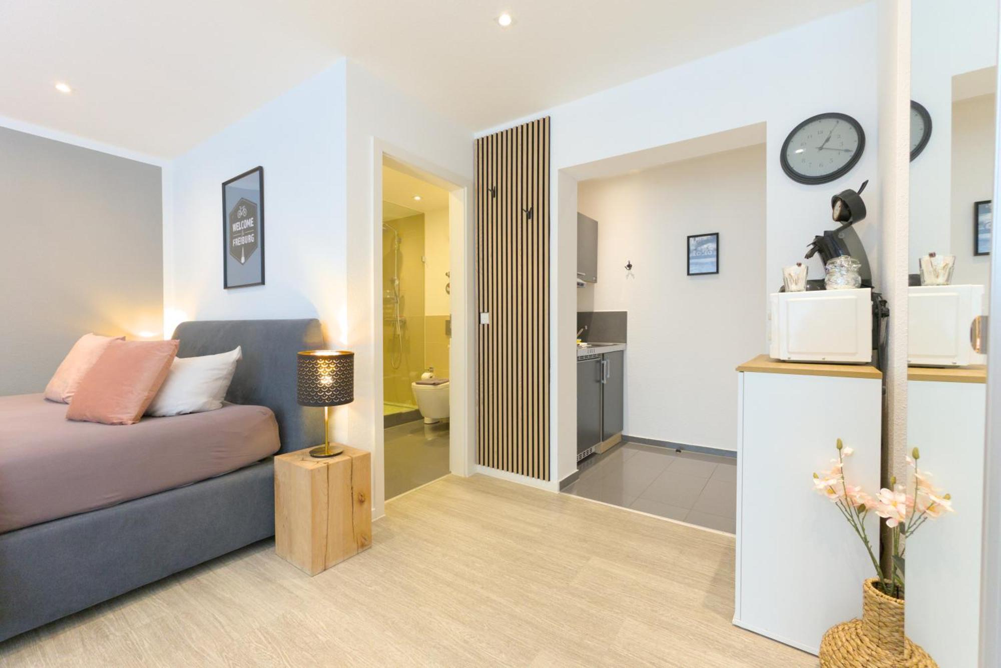 Boutique Apartments Am Stadtgarten ไฟรบวร์กอิมไบรส์เกา ภายนอก รูปภาพ